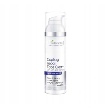 Bielenda Professional Capillary Repair Face Cream Krem do Twarzy na Naczynka z Rutyną i Witaminą C SPF15 100ml Capillar